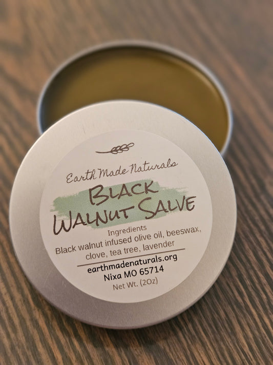 Black Walnut Salve: Herbal Skin Support with Black Walnut & Clove