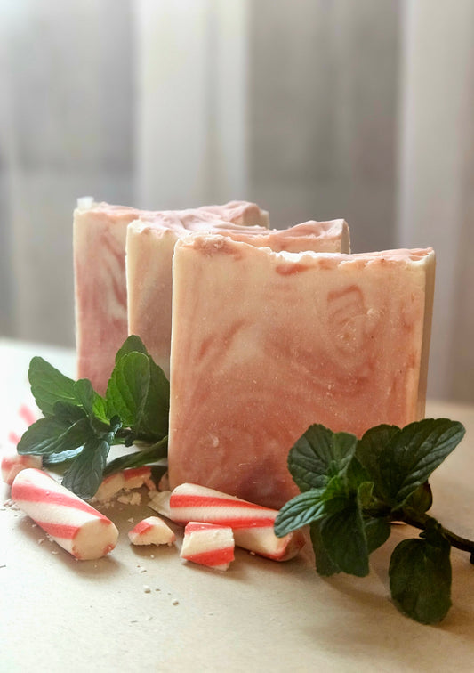 Candy Cane Soap