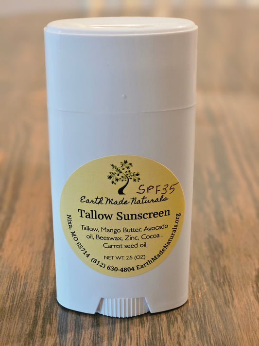 Tallow sunscreen