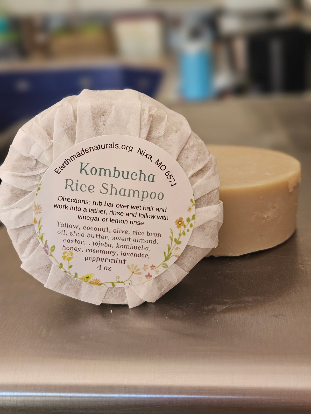 Kombucha Rice Shampoo Bar